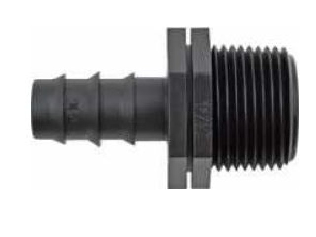 Муфта для трубки 20мм -1/2нар